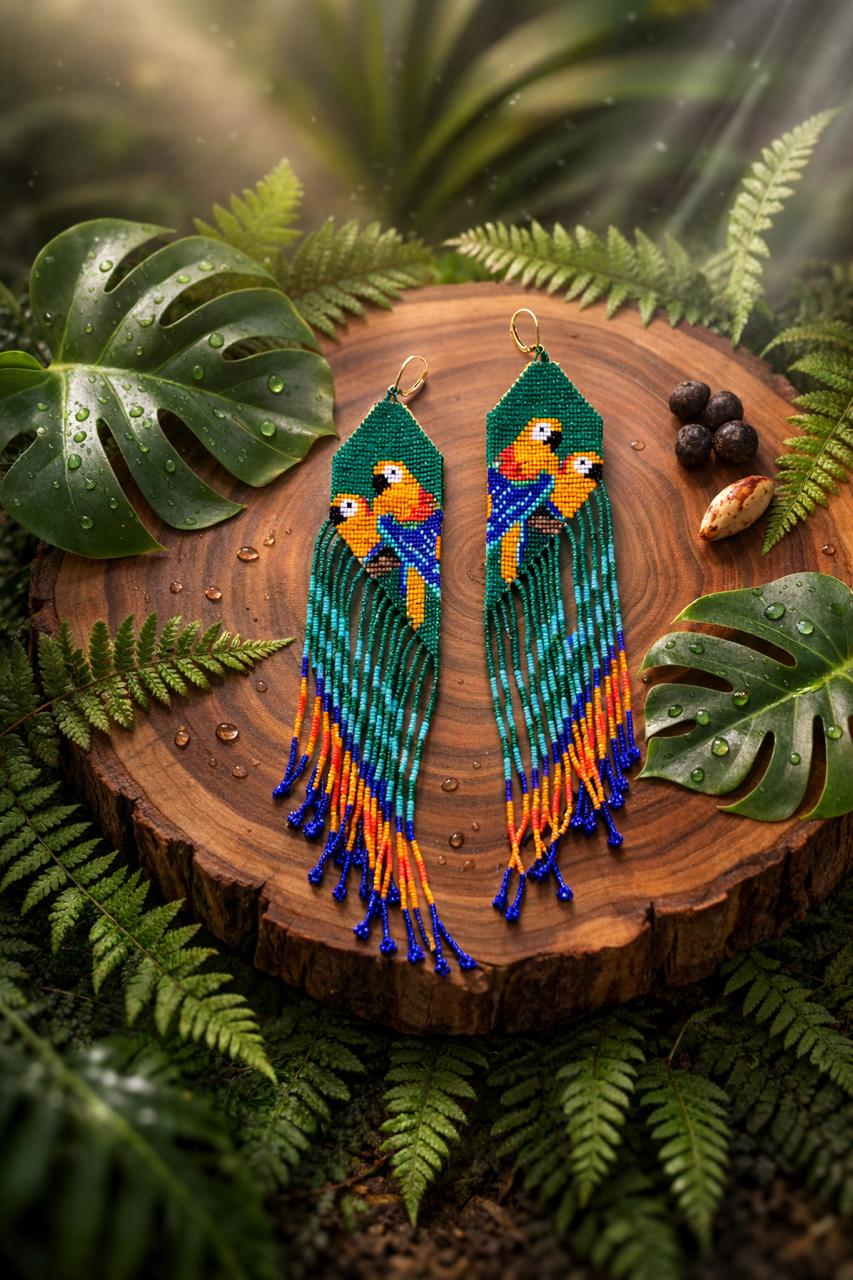 Brincos arara JAGUARA