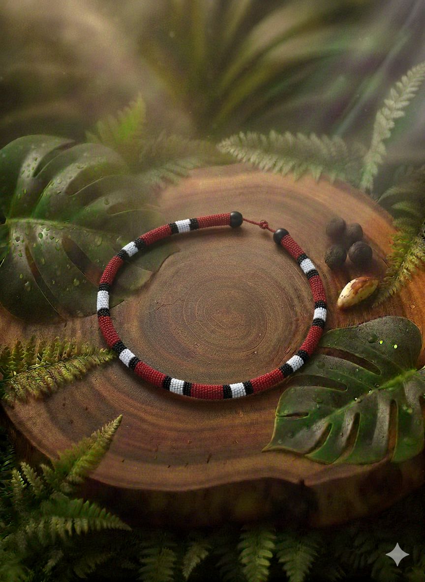 Colar cobra coral JAGUARA